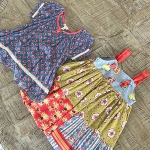 Matilda Jane Top and Dress. Size 2